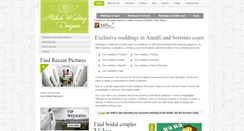 Desktop Screenshot of amalfi-wedding-planner.com