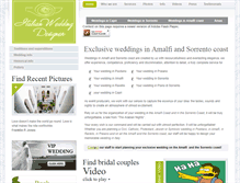 Tablet Screenshot of amalfi-wedding-planner.com